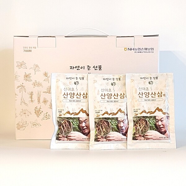 농업법인(주)산초당,(이벤트)산야초산양산삼액 1box 30봉(산양산삼천연발효청증정)
