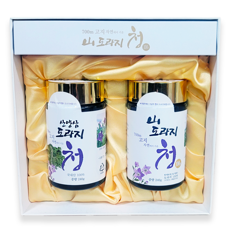 농업법인(주)산초당,(이벤트)산도라지청 2종세트 (각 240ml)