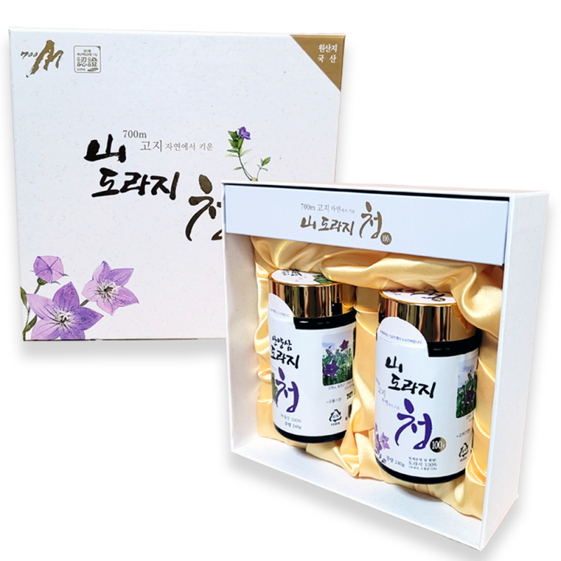 농업법인(주)산초당,(이벤트)산도라지청 2종세트 (각 240ml)