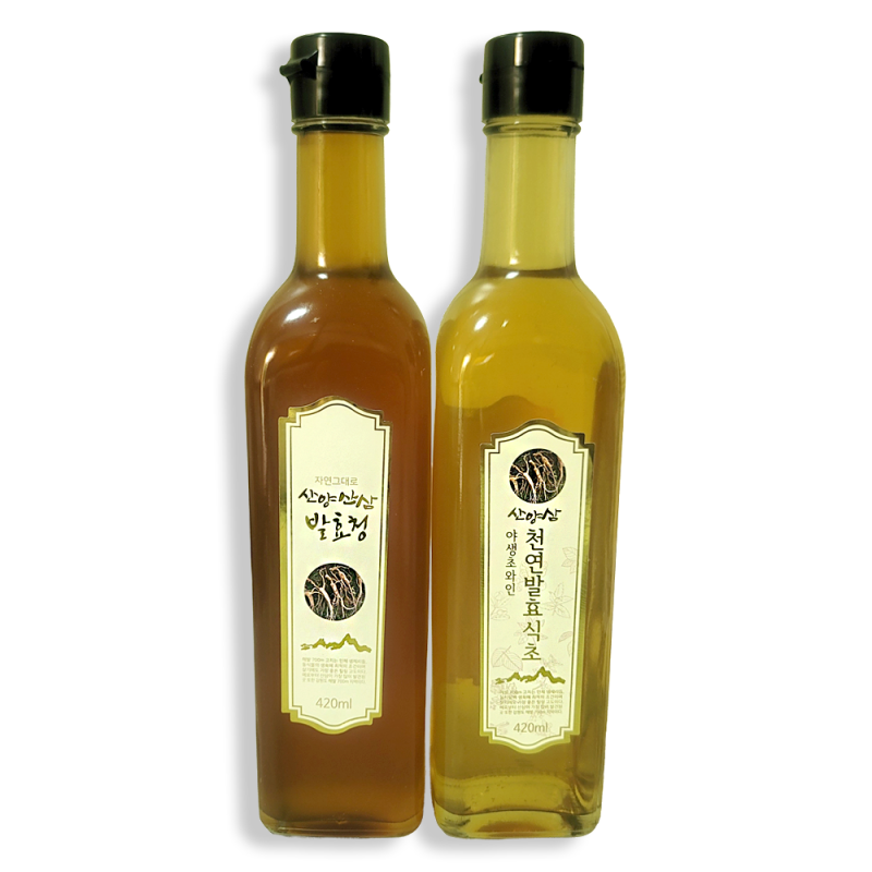 농업법인(주)산초당,자연그대로산양산삼 천연발효식초/발효청세트